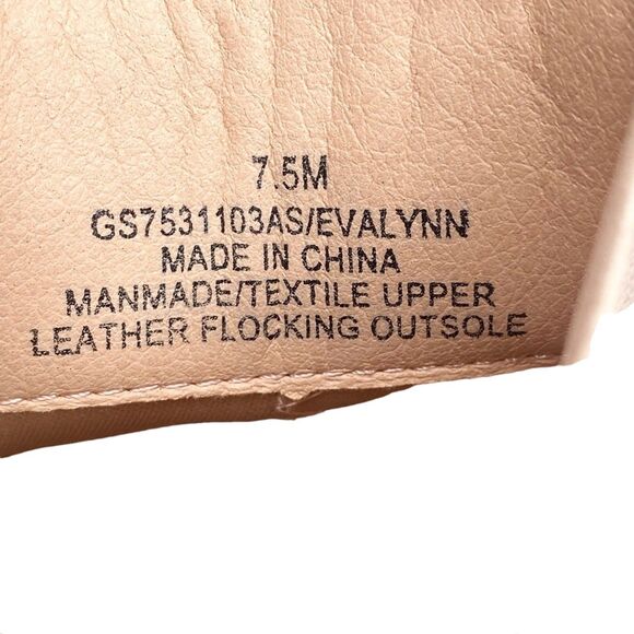 Altar'd State Size 7.5 Faux Leather Heeled Booties Slip On Blush Pink - Picture 7 of 9